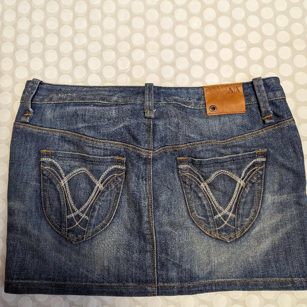 Armani Exchange size 2 mini Jean skirt